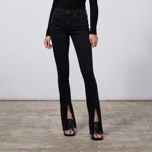 Zara Split Hem Flare Jeans Size 4
